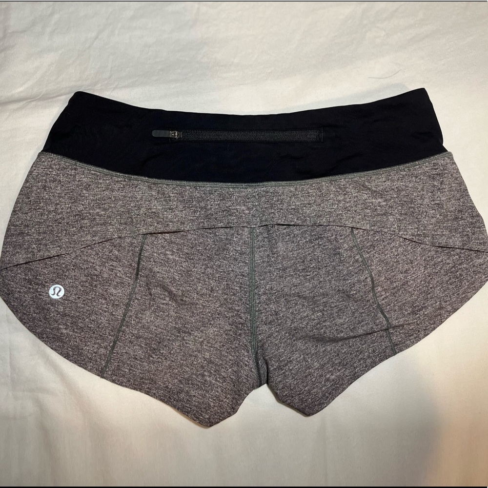Lululemon Grey Speed Up Shorts
